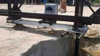 Купить сваи для ворот в Бугульма. Заказать ворота на сваях под ключ от 21540 руб